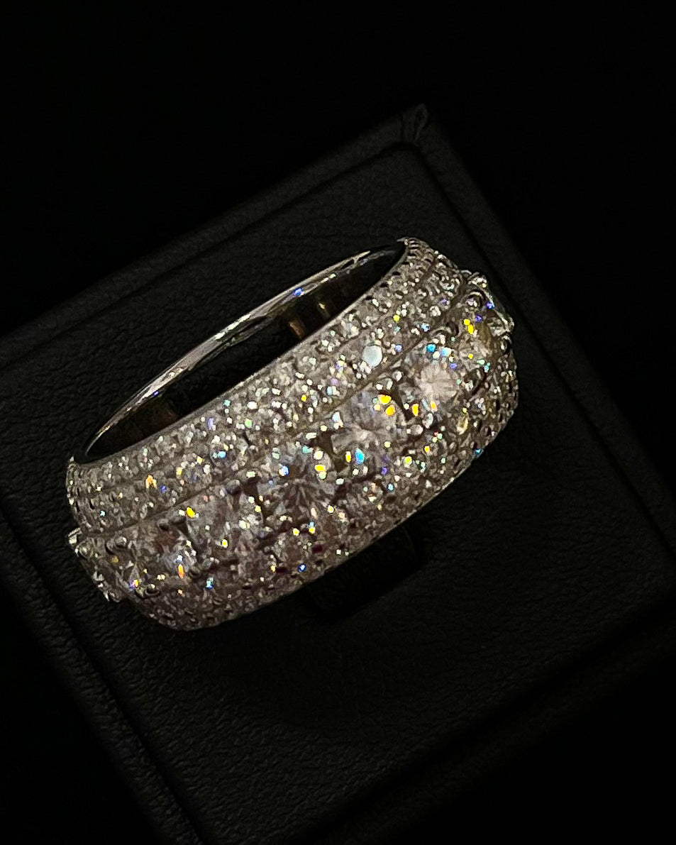 Bague moissanites VVS