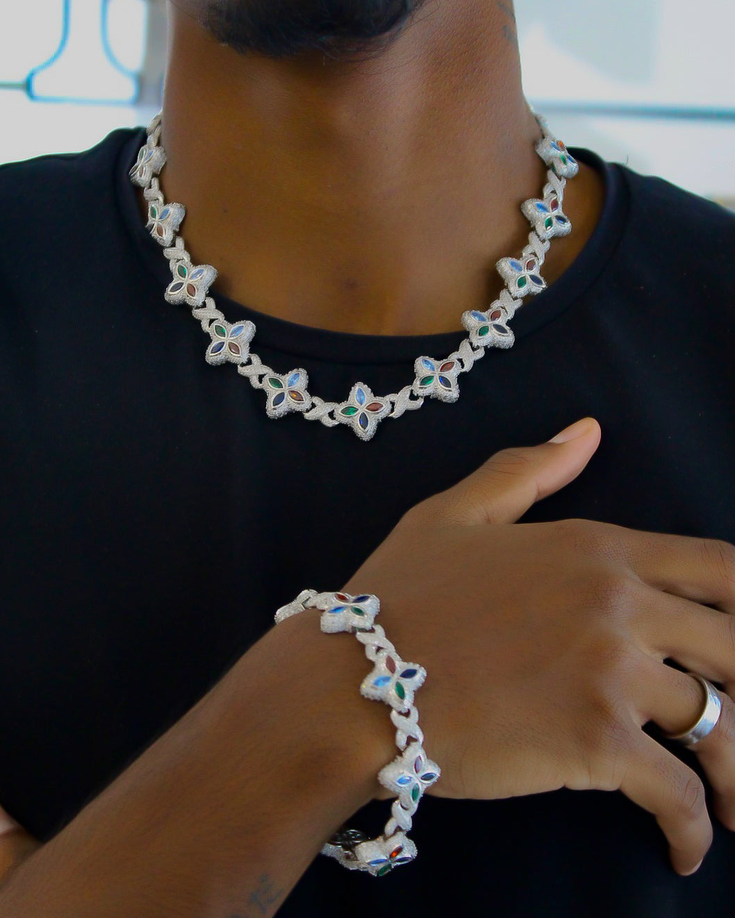 Collier cristaux