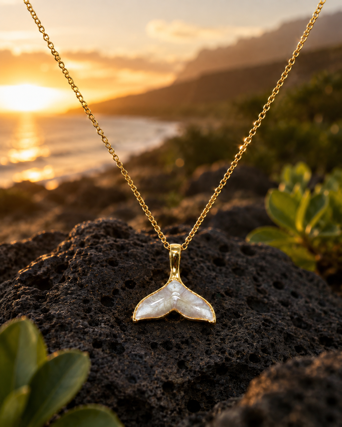 Collier queue de baleine