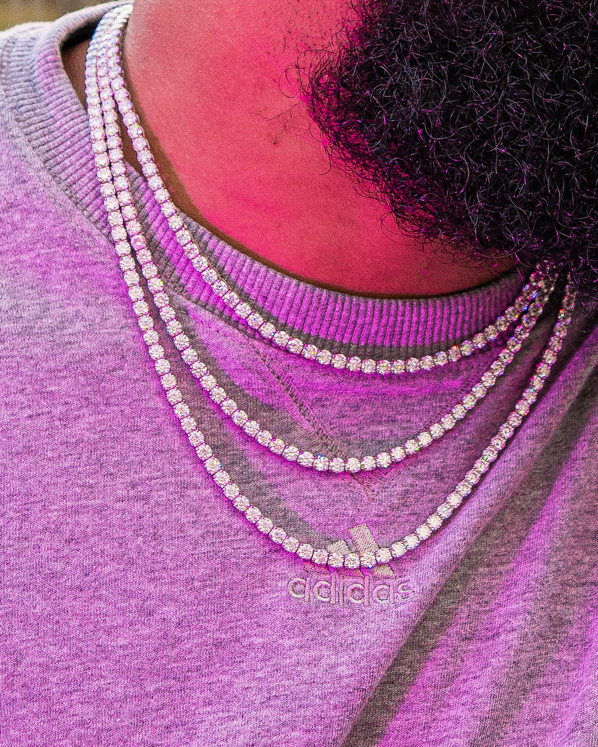 Collier Maille Tennis Moissanite VVS