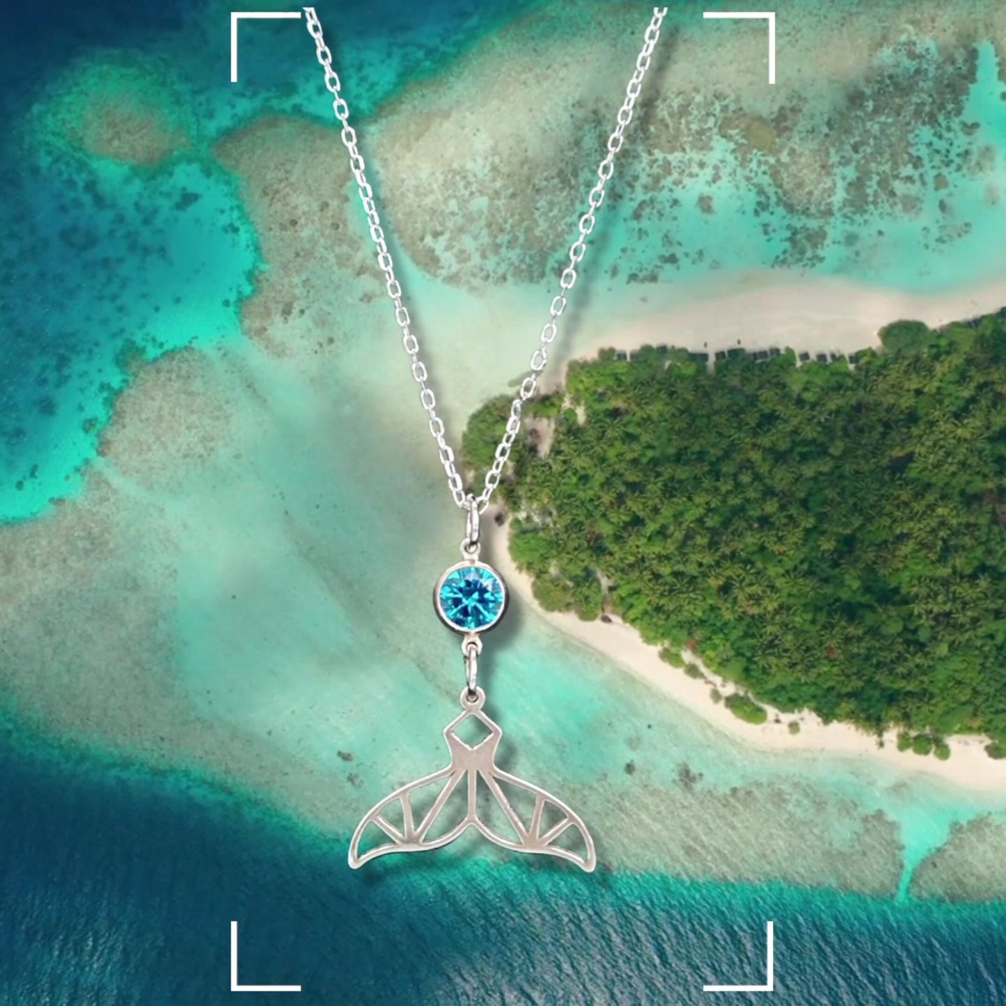 Collier queue de baleine Argent 925