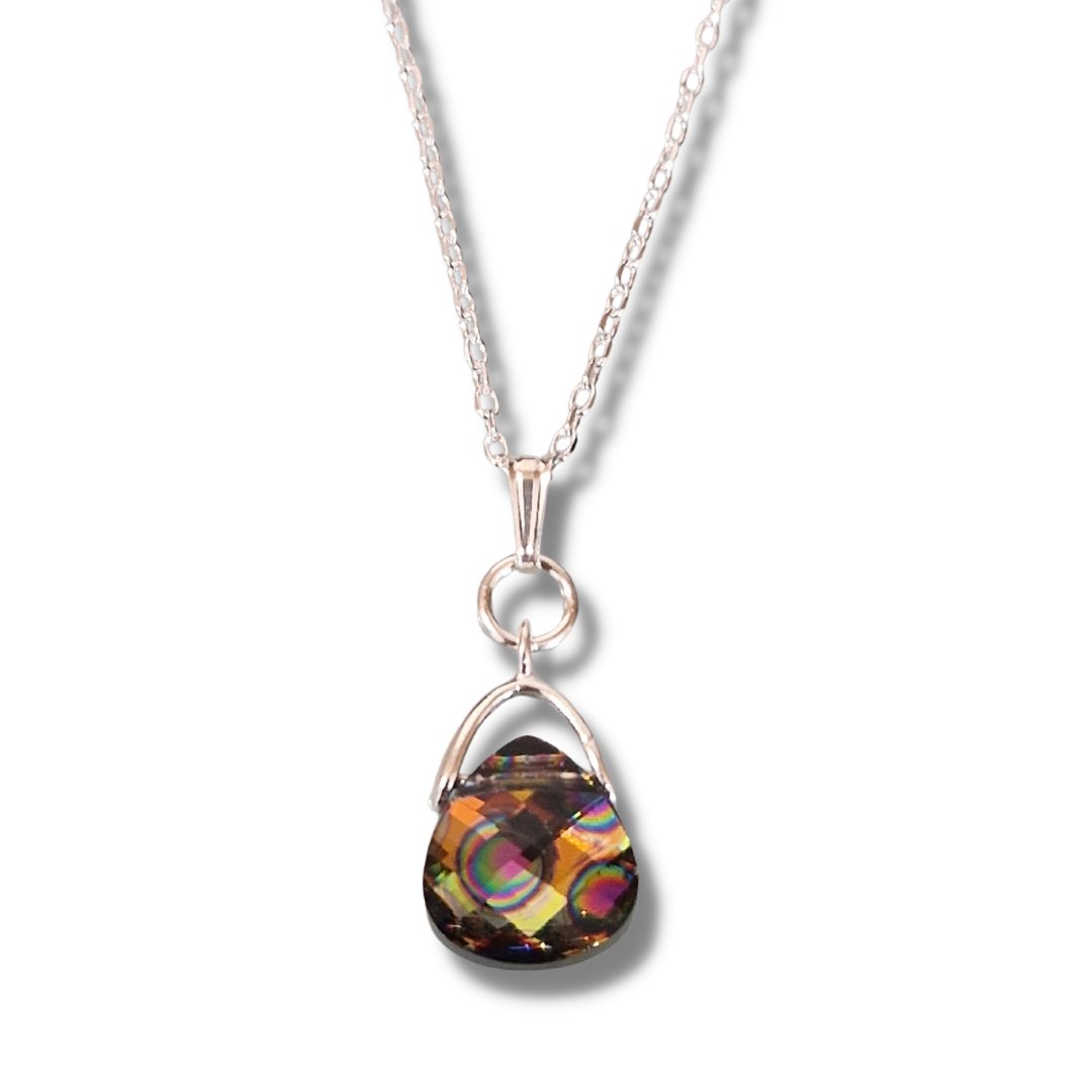Collier Argent 925 et Cristal