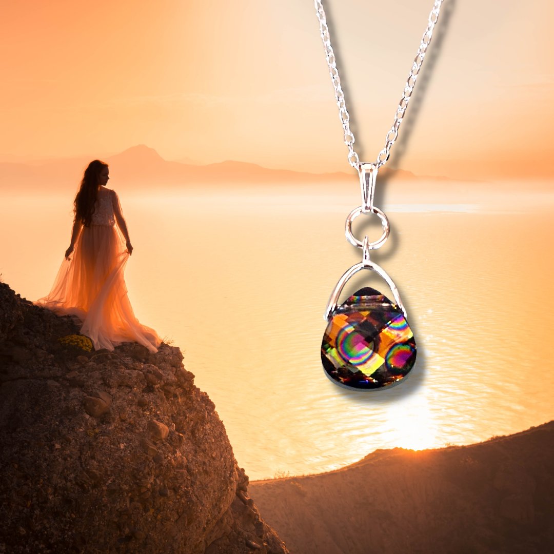 Collier Argent 925 et Cristal