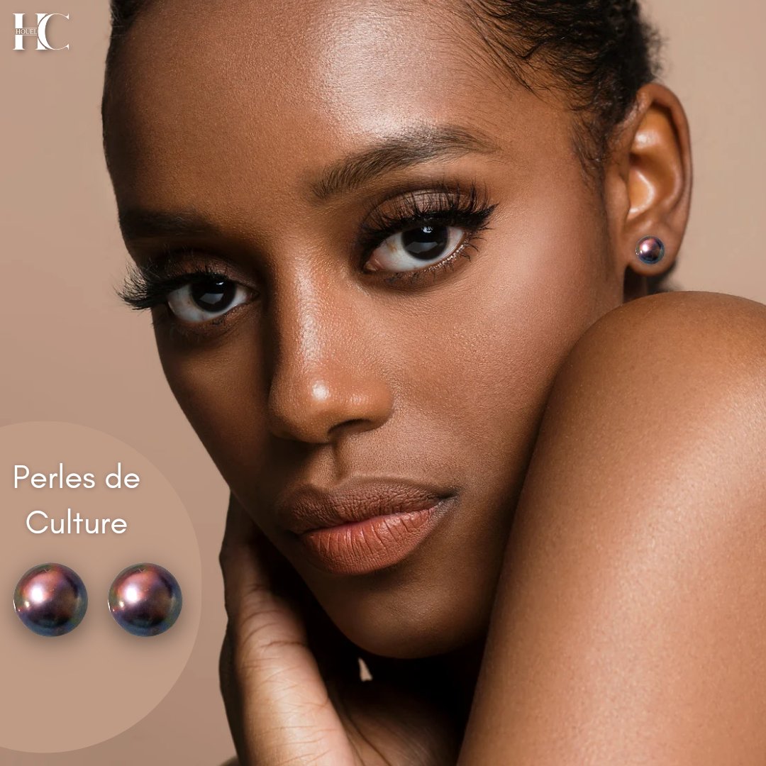 Boucles D'oreilles Perles de Culture