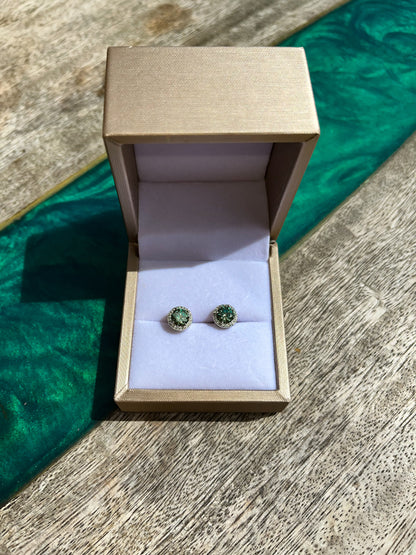 Boucles d’oreilles Argent- Moissanite VVS