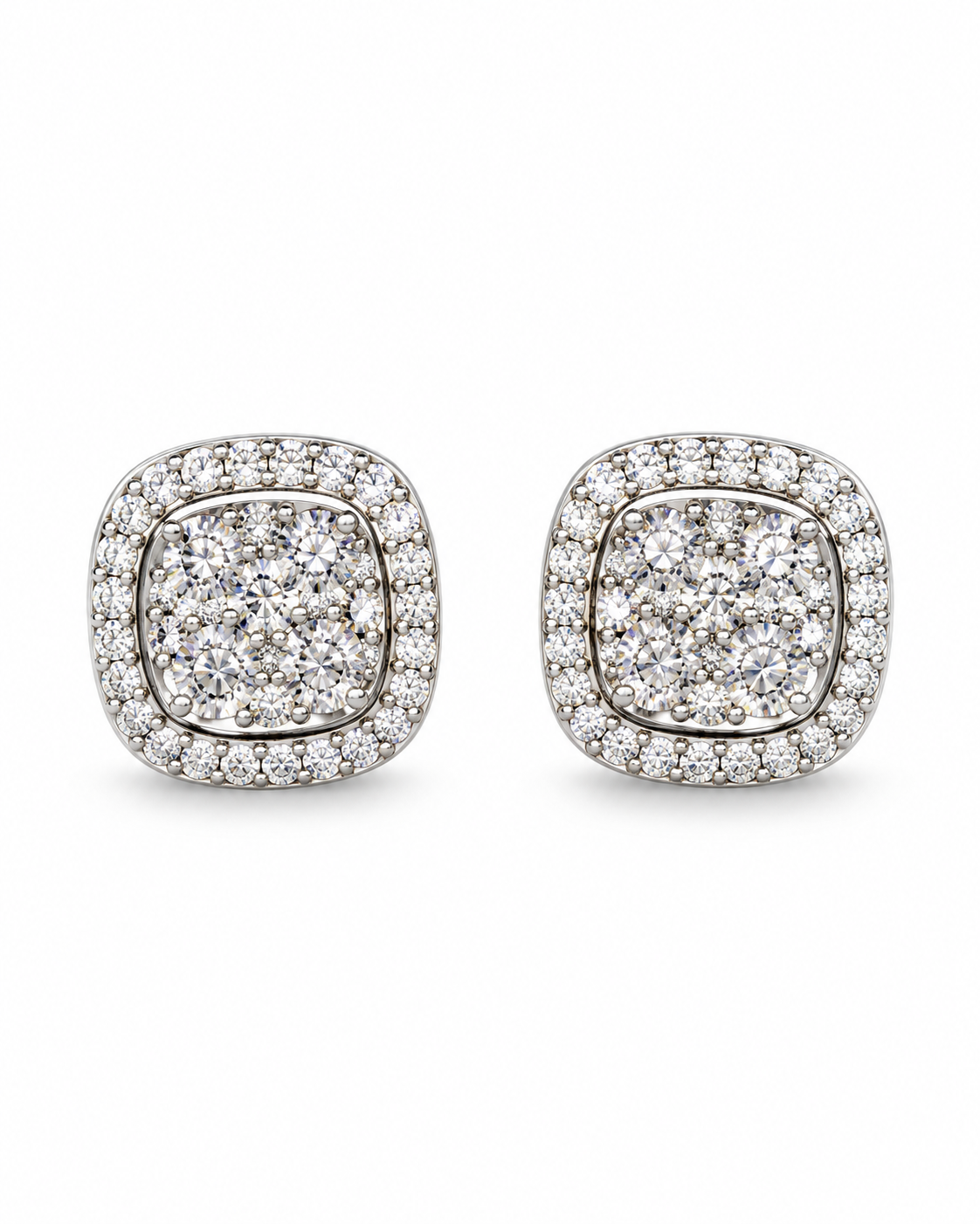 Boucles d'oreilles Moissanites VVS1