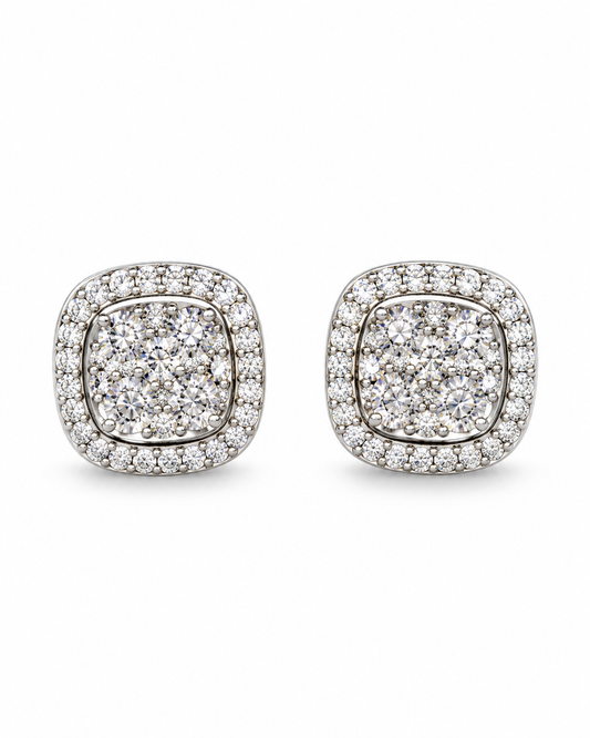 Boucles d'oreilles Moissanites VVS1