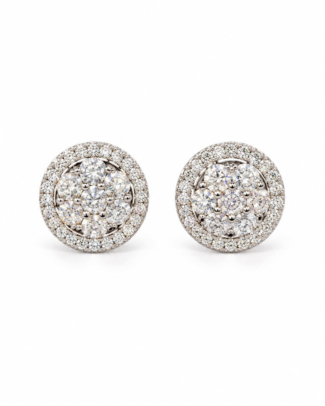 Boucles d'oreilles Moissanites VVS1