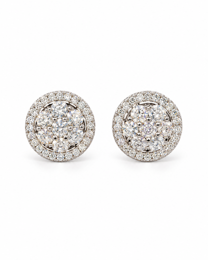 Boucles d'oreilles Moissanites VVS1