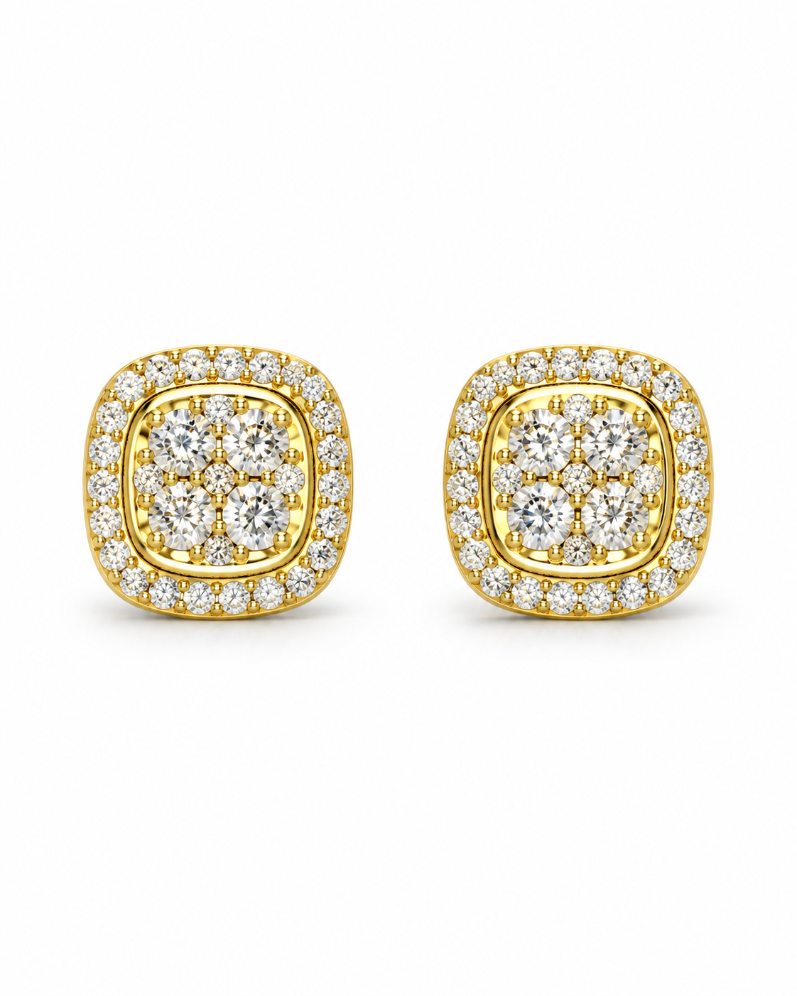 Boucles d'oreilles Moissanites VVS1