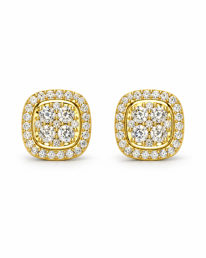 Boucles d'oreilles Moissanites VVS1