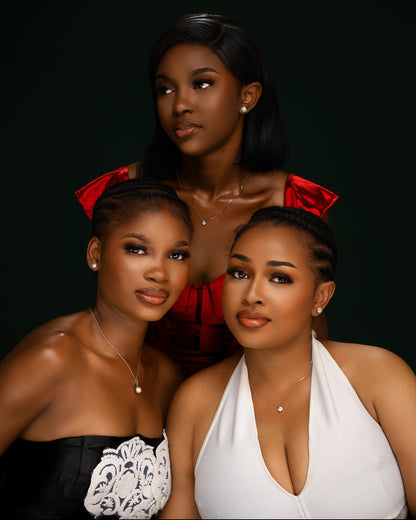 Parure véritable perle de culture