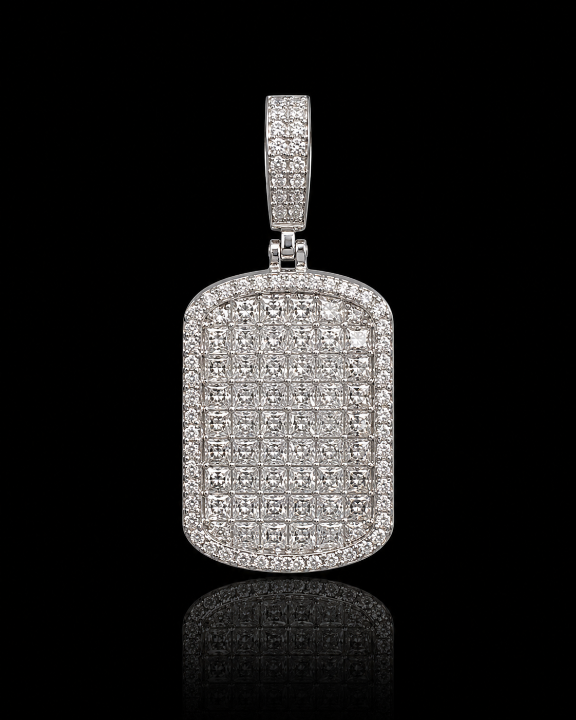 Pendentif plaque Full VVS1