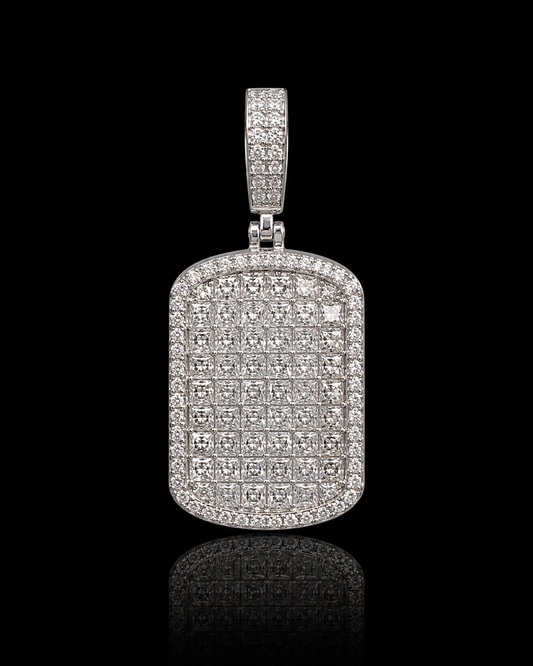 Pendentif plaque Full VVS1