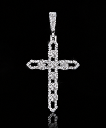 Pendentif croix full VVS1