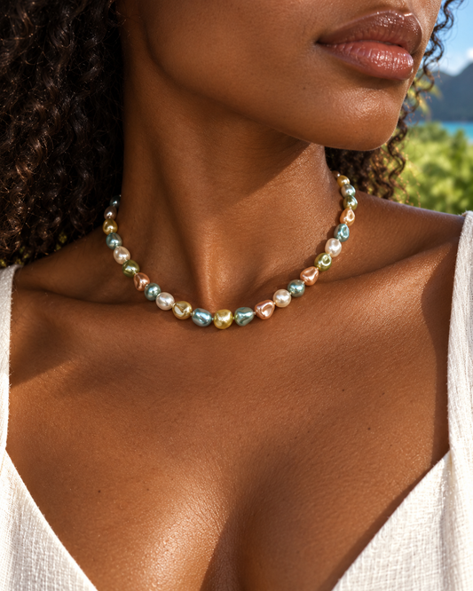 Collier perles de culture