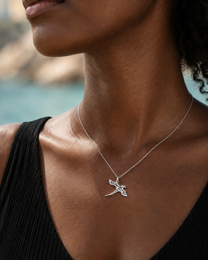 Collier paille en queue
