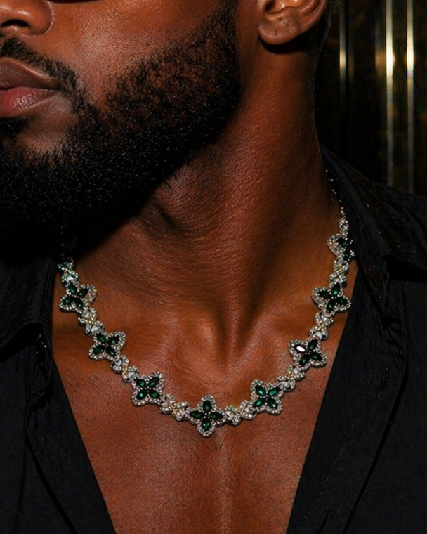 Collier prestige trèfle