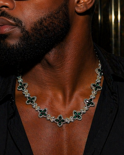 Collier prestige trèfle