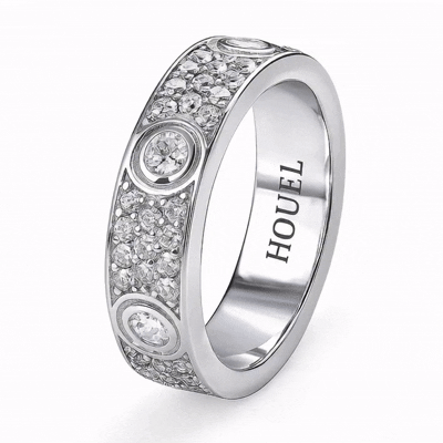 Bague Moissanite VVS1