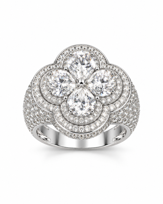 Moissanite VVS1 et argent 925