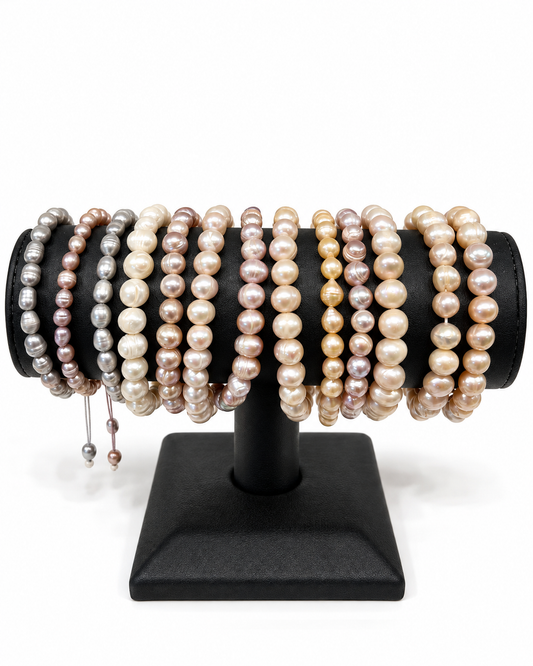 Bracelets en perles de culture