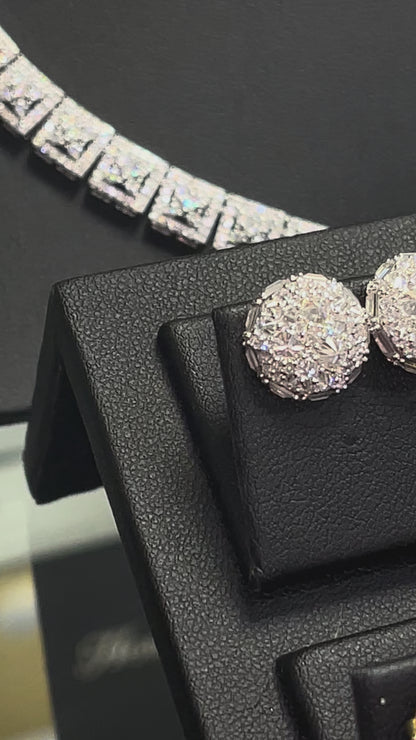 Boucles d'oreilles Moissanites VVS1