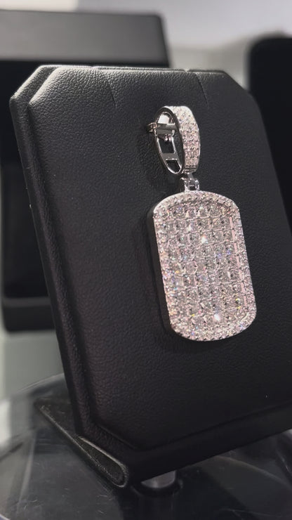 Pendentif plaque Full VVS1