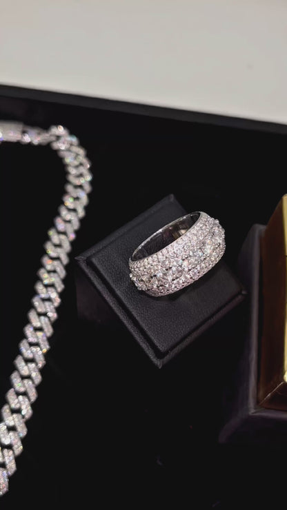 Bague moissanites VVS