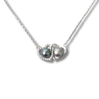 Collier Argent 925 et perles