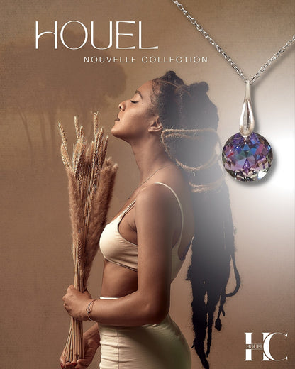 Pendentif Cristal et Argent 925