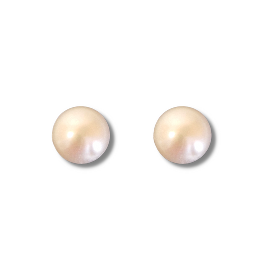 Boucles d'oreilles Perle de culture blanche
