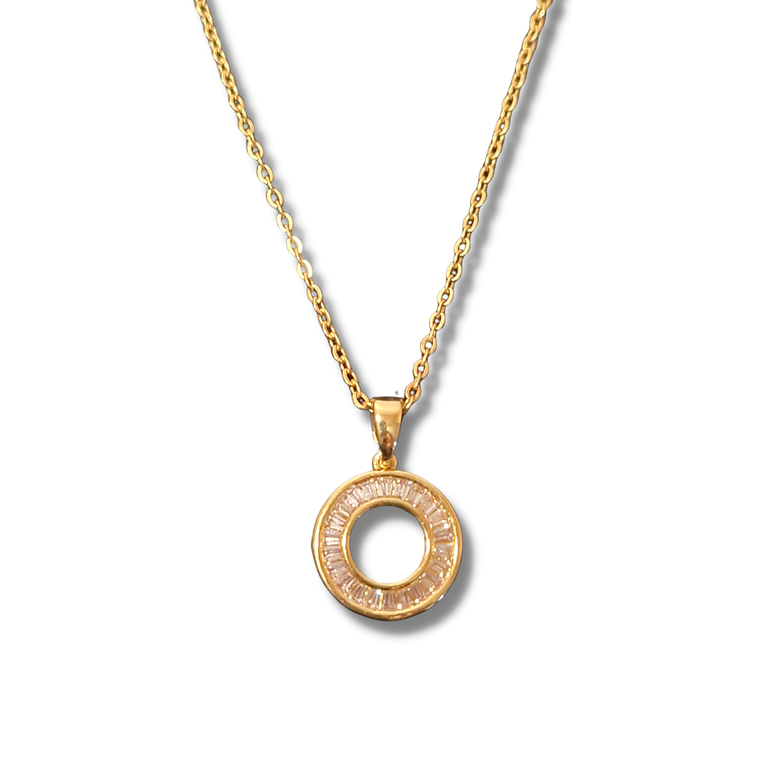 Collier Acier Doré inoxydable